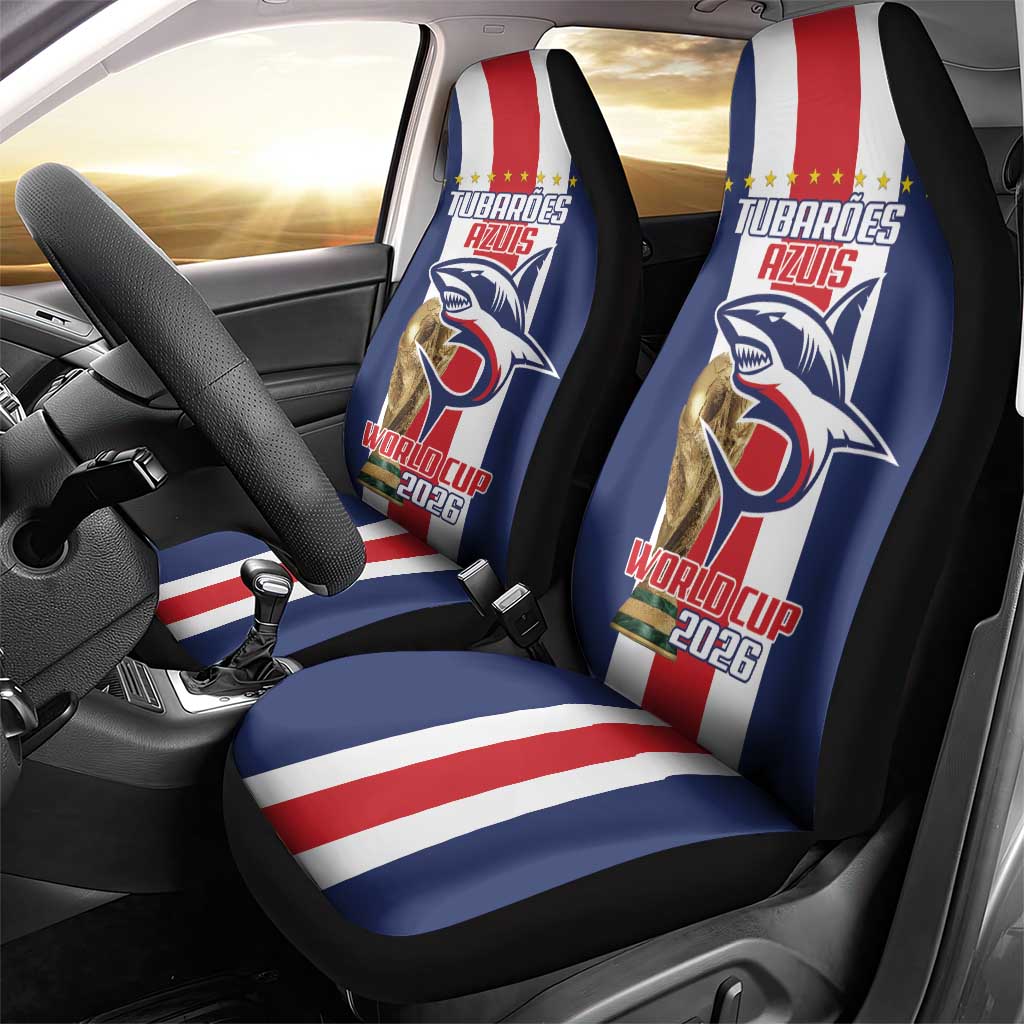 Cape Verde Football Car Seat Cover Tubaroes Azuis World Cup 2026 - Wonder Print Shop