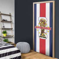 Cape Verde Football Door Cover Tubaroes Azuis World Cup 2026 - Wonder Print Shop