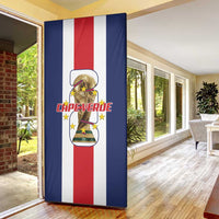 Cape Verde Football Door Cover Tubaroes Azuis World Cup 2026 - Wonder Print Shop