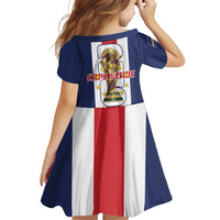 Cape Verde Football Family Matching Summer Maxi Dress and Hawaiian Shirt Tubaroes Azuis World Cup 2026 - Wonder Print Shop