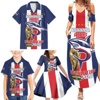 Cape Verde Football Family Matching Summer Maxi Dress and Hawaiian Shirt Tubaroes Azuis World Cup 2026 - Wonder Print Shop