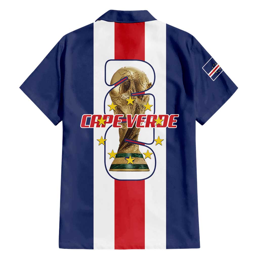Cape Verde Football Family Matching Summer Maxi Dress and Hawaiian Shirt Tubaroes Azuis World Cup 2026 - Wonder Print Shop