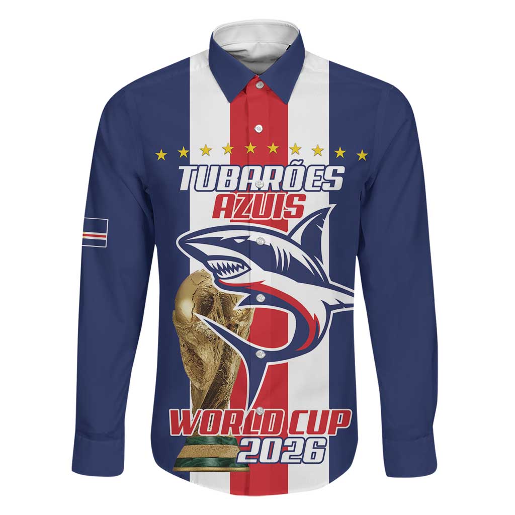 Cape Verde Football Family Matching Summer Maxi Dress and Hawaiian Shirt Tubaroes Azuis World Cup 2026 - Wonder Print Shop
