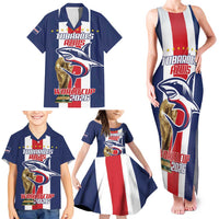Cape Verde Football Family Matching Tank Maxi Dress and Hawaiian Shirt Tubaroes Azuis World Cup 2026 - Wonder Print Shop