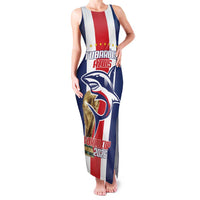 Cape Verde Football Family Matching Tank Maxi Dress and Hawaiian Shirt Tubaroes Azuis World Cup 2026 - Wonder Print Shop