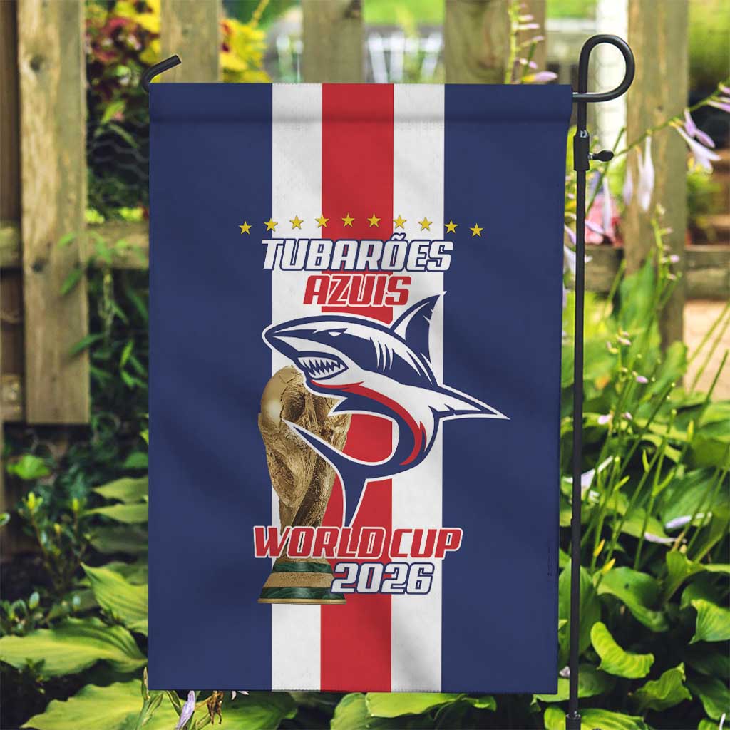 Cape Verde Football Garden Flag Tubaroes Azuis World Cup 2026 - Wonder Print Shop
