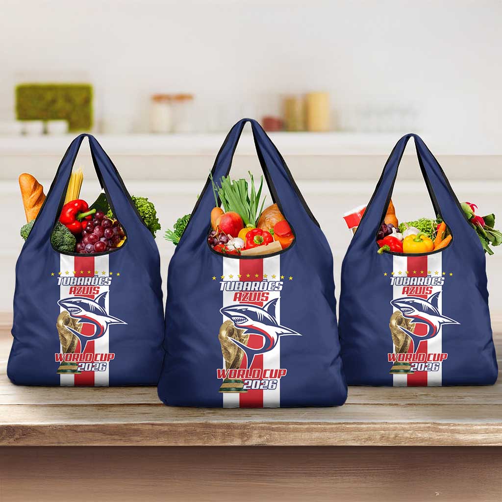 Cape Verde Football Grocery Bag Tubaroes Azuis World Cup 2026 - Wonder Print Shop