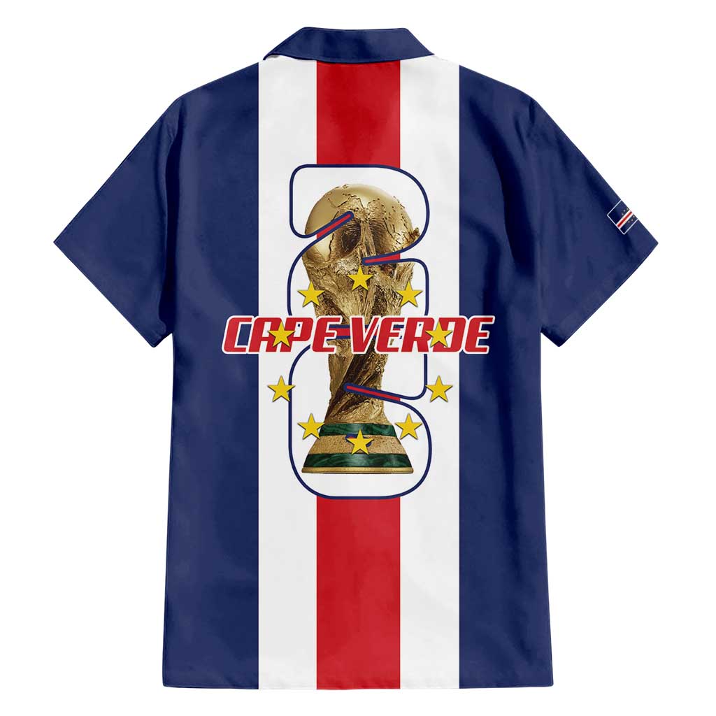 Cape Verde Football Hawaiian Shirt Tubaroes Azuis World Cup 2026 - Wonder Print Shop