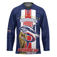 Cape Verde Football Hockey Jersey Tubaroes Azuis World Cup 2026 - Wonder Print Shop