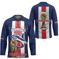 Cape Verde Football Hockey Jersey Tubaroes Azuis World Cup 2026 - Wonder Print Shop