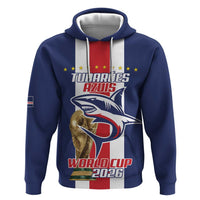 Cape Verde Football Hoodie Tubaroes Azuis World Cup 2026 - Wonder Print Shop