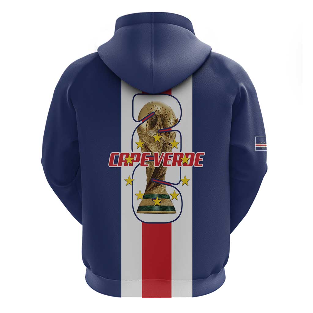 Cape Verde Football Hoodie Tubaroes Azuis World Cup 2026 - Wonder Print Shop