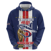 Cape Verde Football Hoodie Tubaroes Azuis World Cup 2026 - Wonder Print Shop