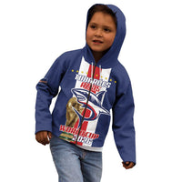 Cape Verde Football Kid Hoodie Tubaroes Azuis World Cup 2026 - Wonder Print Shop