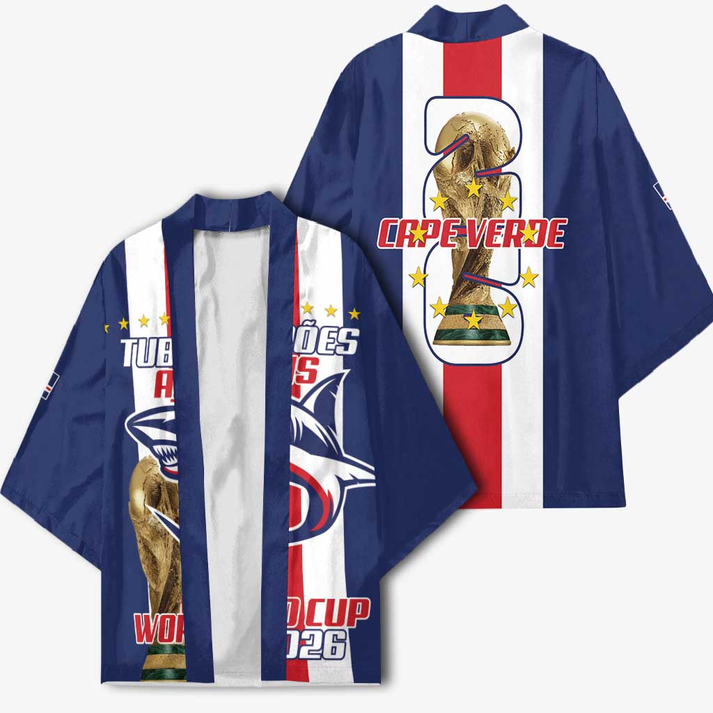 Cape Verde Football Kimono Tubaroes Azuis World Cup 2026 - Wonder Print Shop