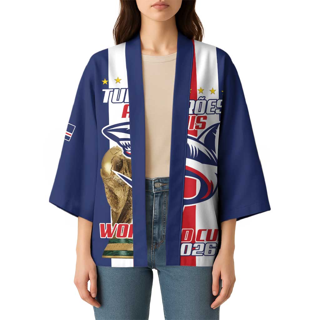 Cape Verde Football Kimono Tubaroes Azuis World Cup 2026 - Wonder Print Shop