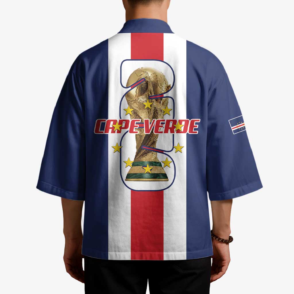 Cape Verde Football Kimono Tubaroes Azuis World Cup 2026 - Wonder Print Shop