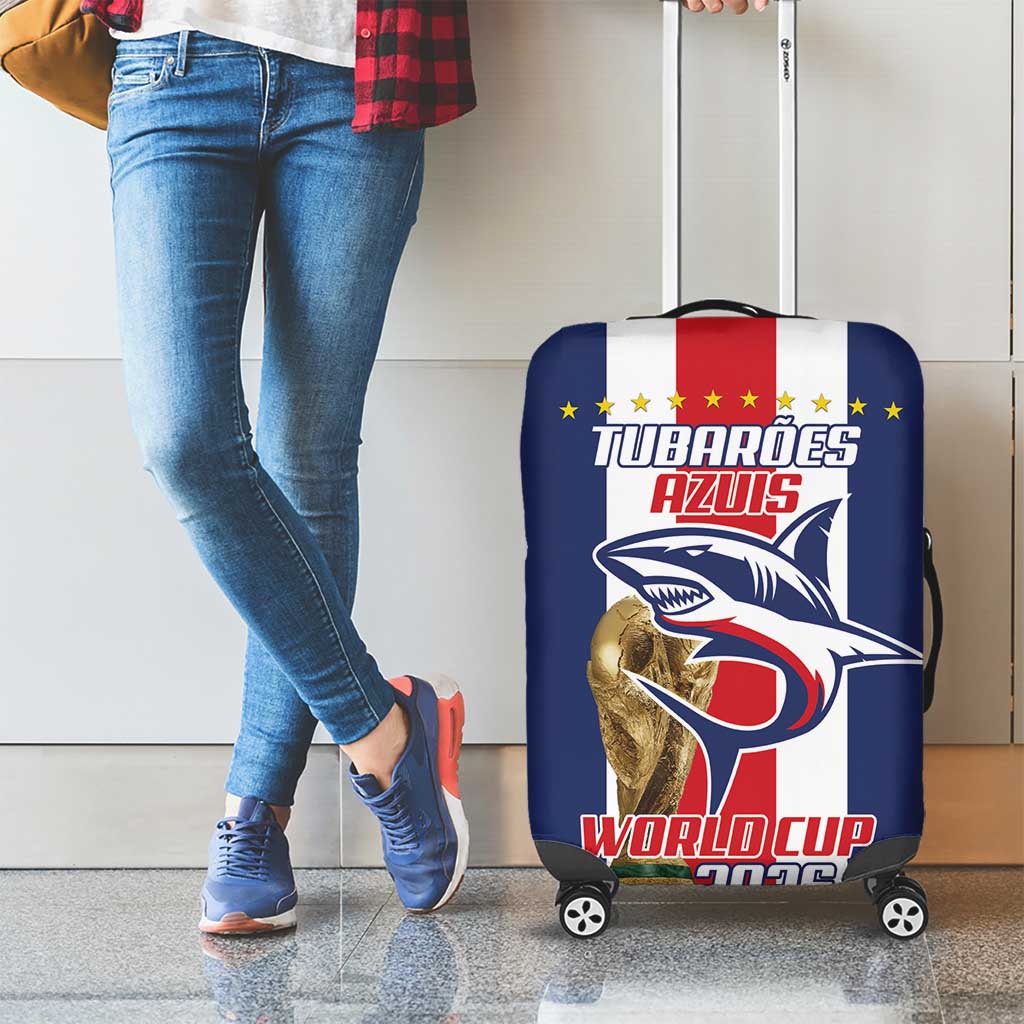 Cape Verde Football Luggage Cover Tubaroes Azuis World Cup 2026 - Wonder Print Shop