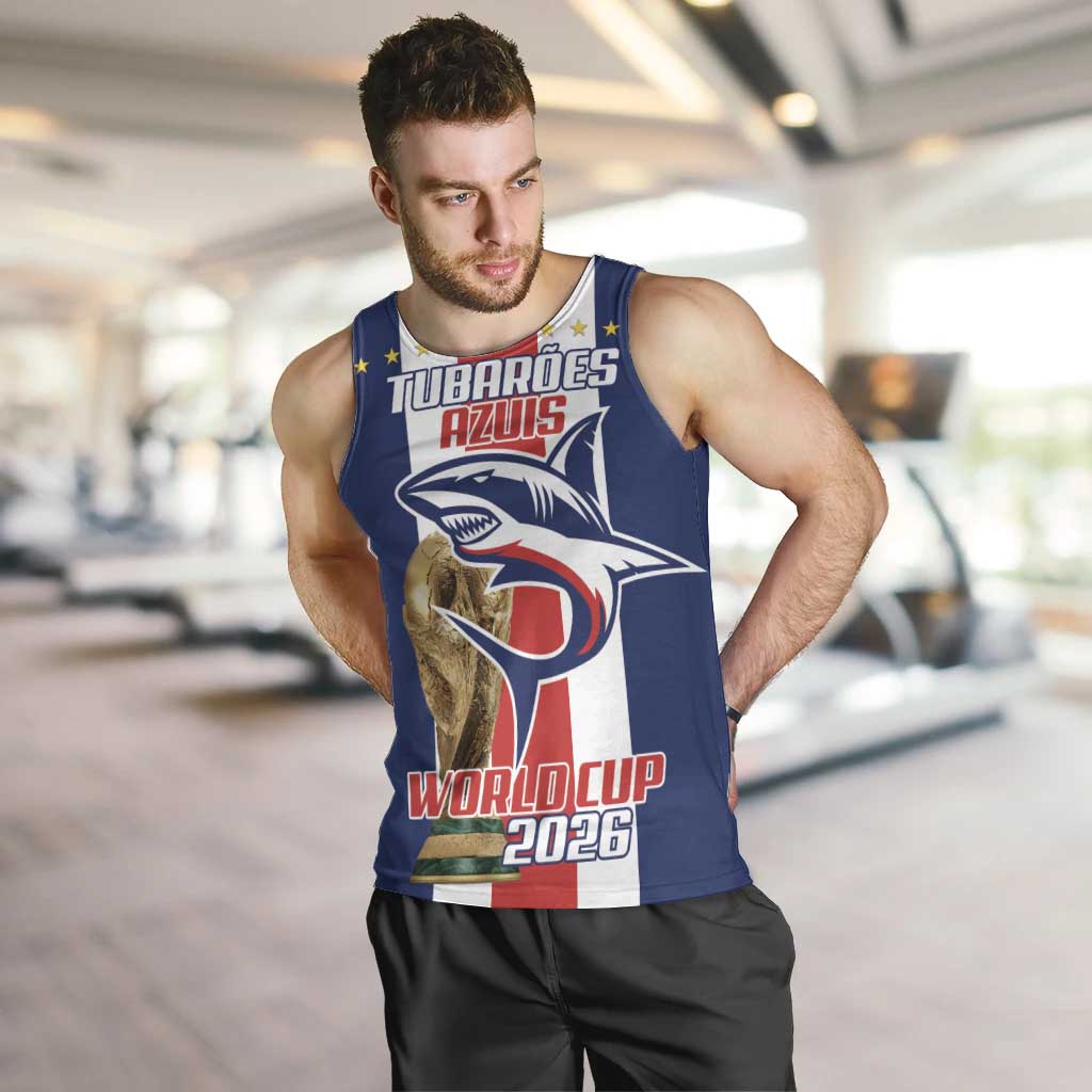 Cape Verde Football Men Tank Top Tubaroes Azuis World Cup 2026 - Wonder Print Shop