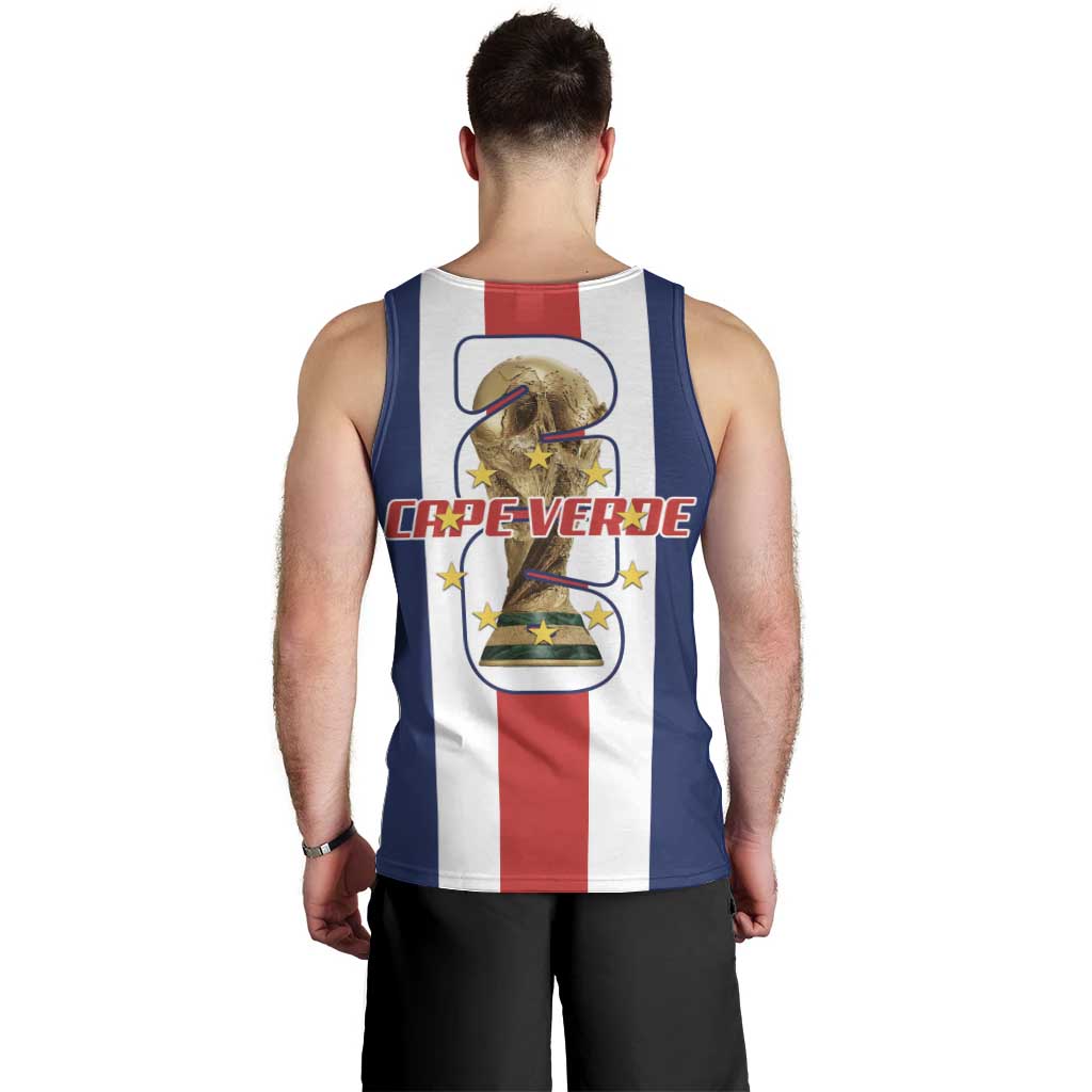Cape Verde Football Men Tank Top Tubaroes Azuis World Cup 2026 - Wonder Print Shop