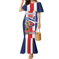 Cape Verde Football Mermaid Dress Tubaroes Azuis World Cup 2026 - Wonder Print Shop