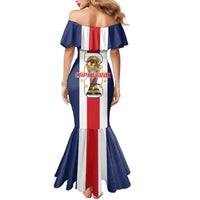Cape Verde Football Mermaid Dress Tubaroes Azuis World Cup 2026 - Wonder Print Shop