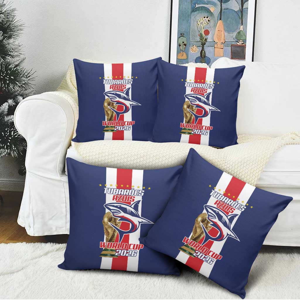 Cape Verde Football Pillow Cover Tubaroes Azuis World Cup 2026 - Wonder Print Shop