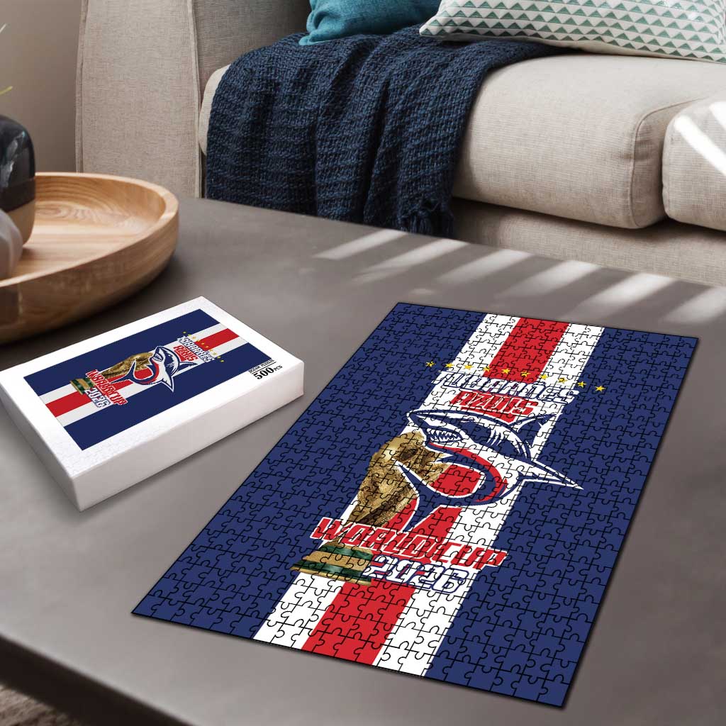 Cape Verde Football Puzzle Tubaroes Azuis World Cup 2026 - Wonder Print Shop