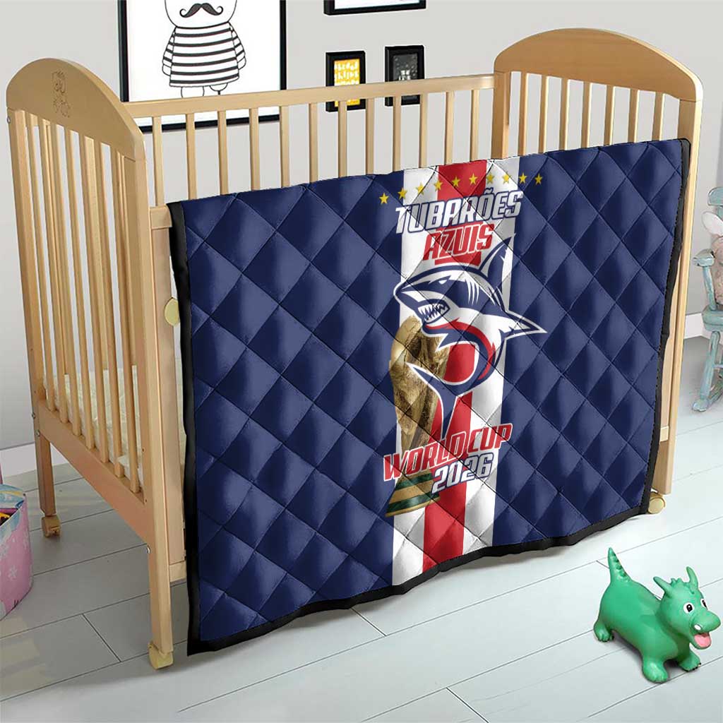 Cape Verde Football Quilt Tubaroes Azuis World Cup 2026 - Wonder Print Shop