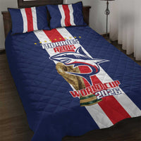 Cape Verde Football Quilt Bed Set Tubaroes Azuis World Cup 2026 - Wonder Print Shop