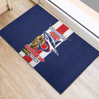 Cape Verde Football Rubber Doormat Tubaroes Azuis World Cup 2026 - Wonder Print Shop