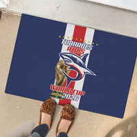 Cape Verde Football Rubber Doormat Tubaroes Azuis World Cup 2026 - Wonder Print Shop