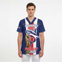 Cape Verde Football Scrub Top Tubaroes Azuis World Cup 2026 - Wonder Print Shop