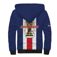 Cape Verde Football Sherpa Hoodie Tubaroes Azuis World Cup 2026 - Wonder Print Shop