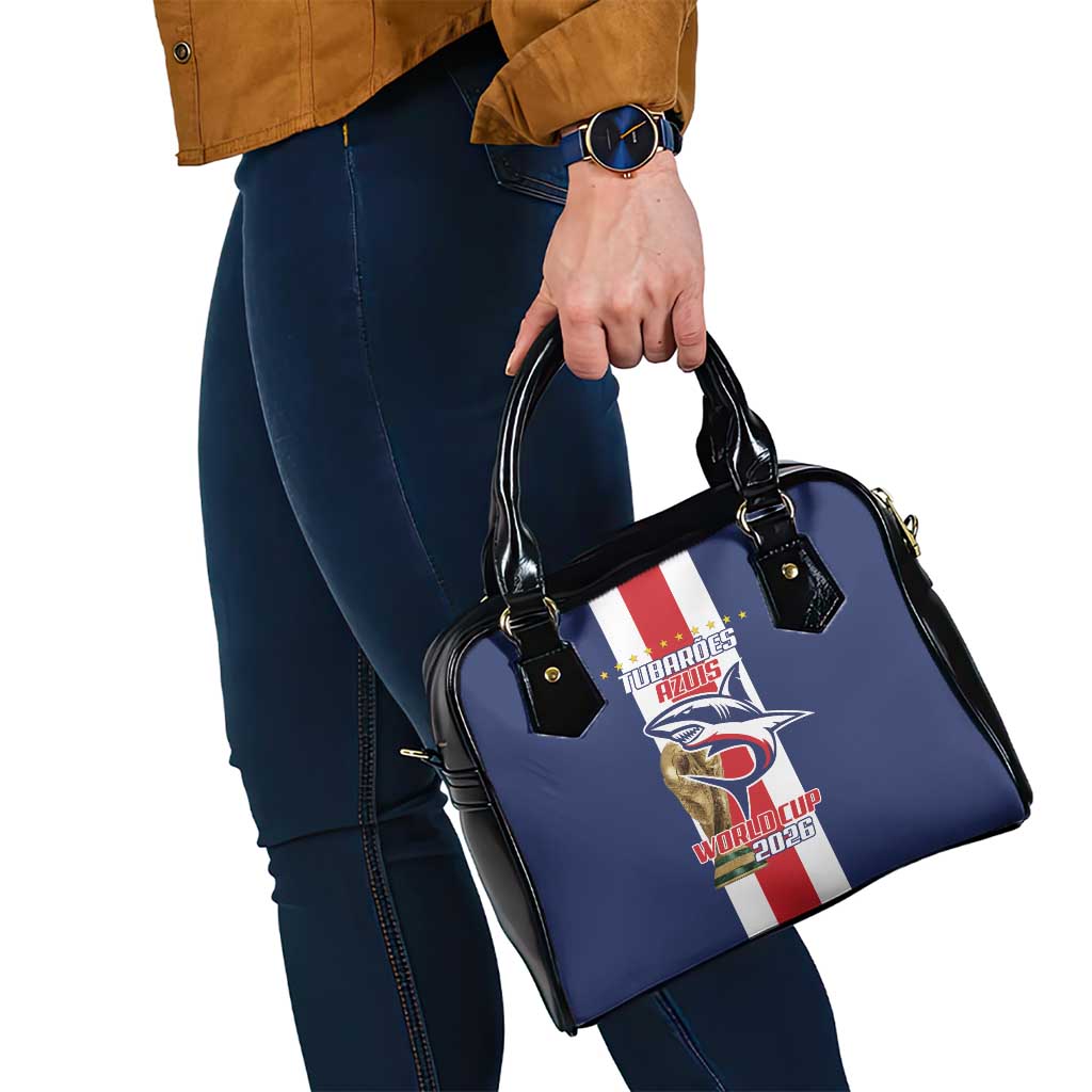 Cape Verde Football Shoulder Handbag Tubaroes Azuis World Cup 2026 - Wonder Print Shop
