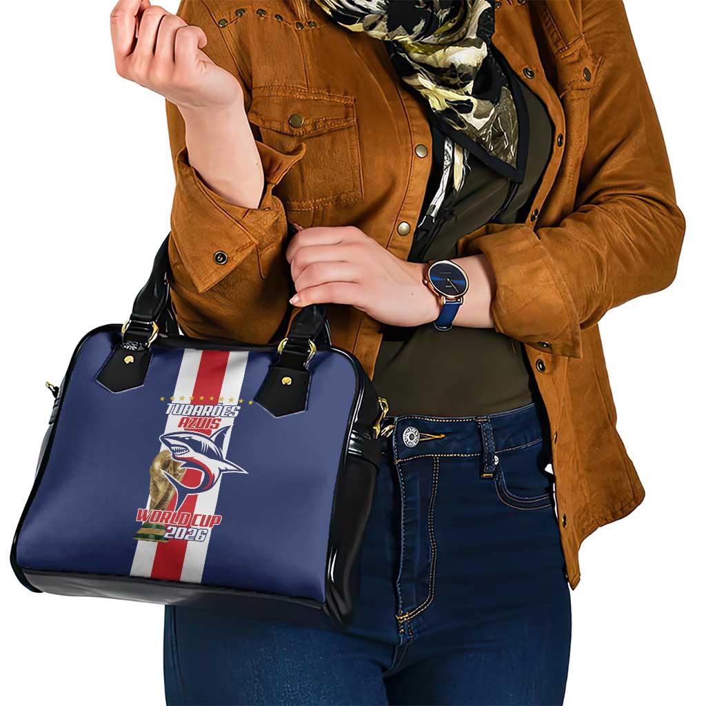 Cape Verde Football Shoulder Handbag Tubaroes Azuis World Cup 2026 - Wonder Print Shop