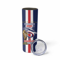 Cape Verde Football Skinny Tumbler Tubaroes Azuis World Cup 2026 - Wonder Print Shop