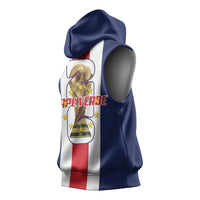 Cape Verde Football Sleeveless Hoodie Tubaroes Azuis World Cup 2026 - Wonder Print Shop