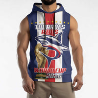 Cape Verde Football Sleeveless Hoodie Tubaroes Azuis World Cup 2026 - Wonder Print Shop