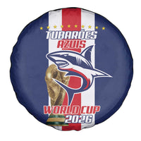 Cape Verde Football Spare Tire Cover Tubaroes Azuis World Cup 2026 - Wonder Print Shop
