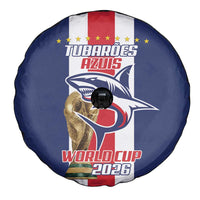 Cape Verde Football Spare Tire Cover Tubaroes Azuis World Cup 2026 - Wonder Print Shop