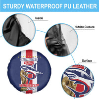 Cape Verde Football Spare Tire Cover Tubaroes Azuis World Cup 2026 - Wonder Print Shop