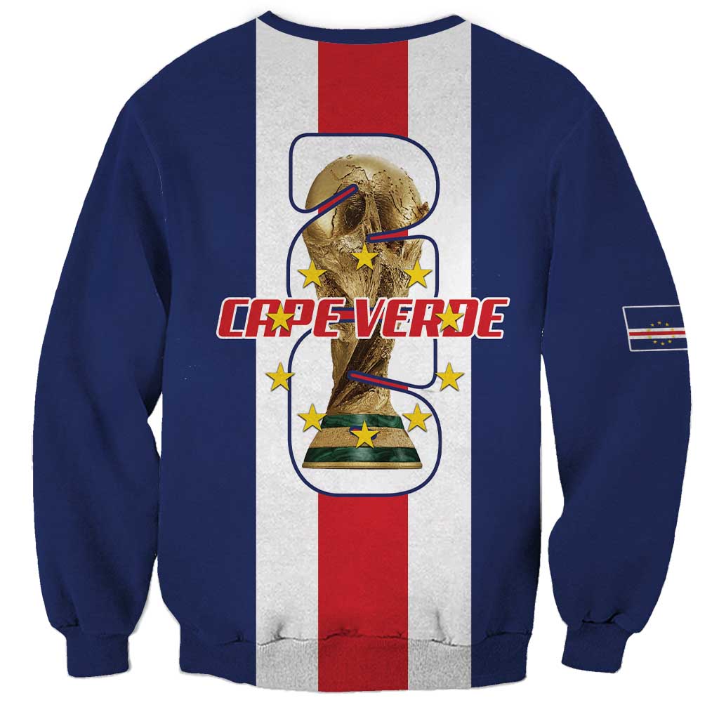 Cape Verde Football Sweatshirt Tubaroes Azuis World Cup 2026 - Wonder Print Shop