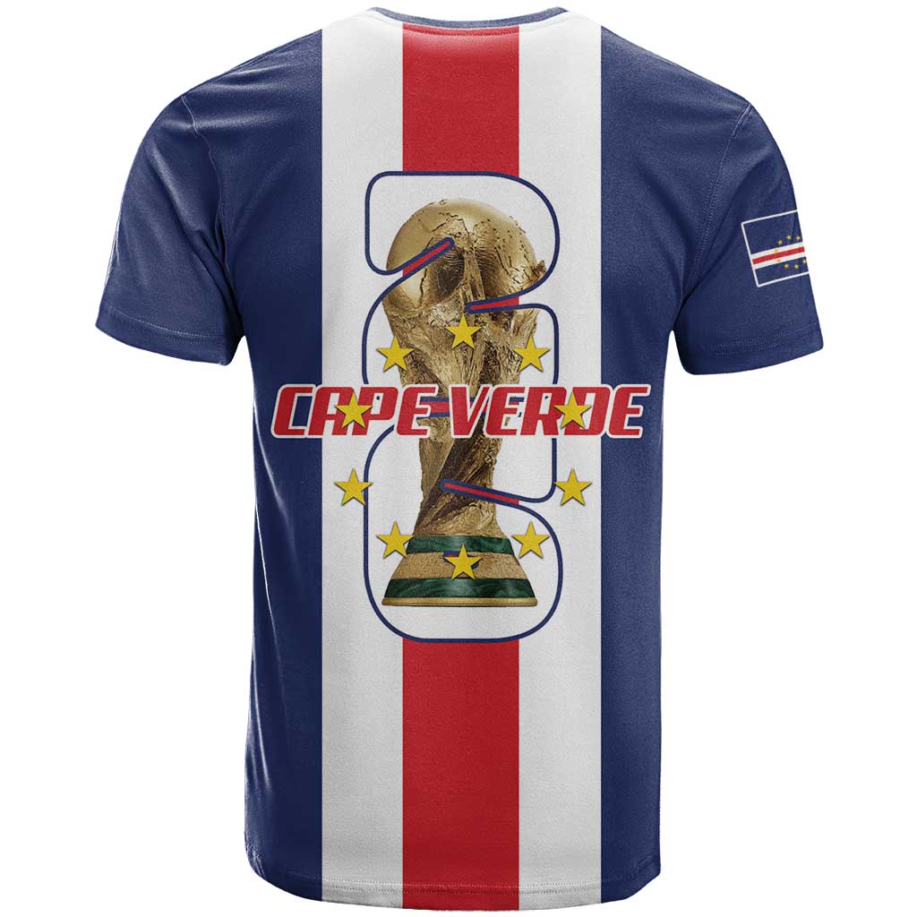 Cape Verde Football T Shirt Tubaroes Azuis World Cup 2026 - Wonder Print Shop