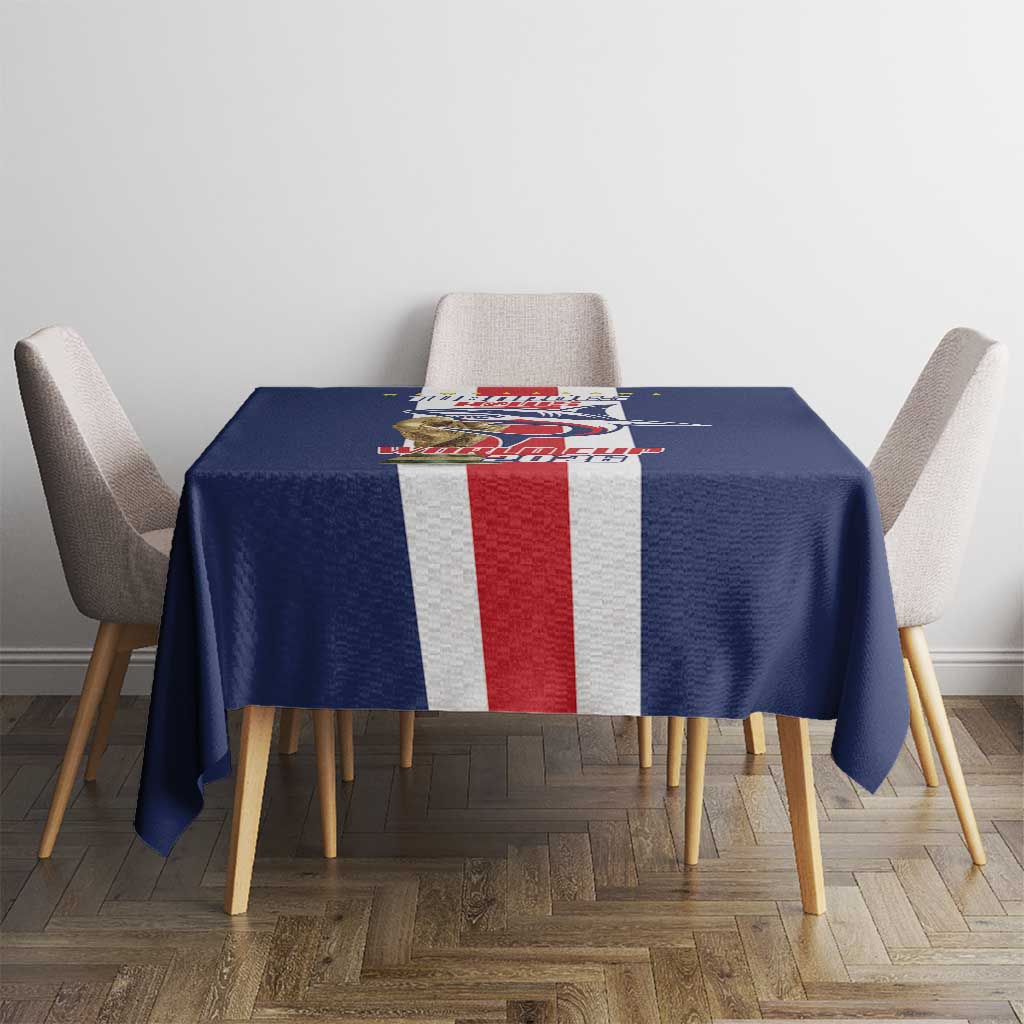 Cape Verde Football Tablecloth Tubaroes Azuis World Cup 2026 - Wonder Print Shop