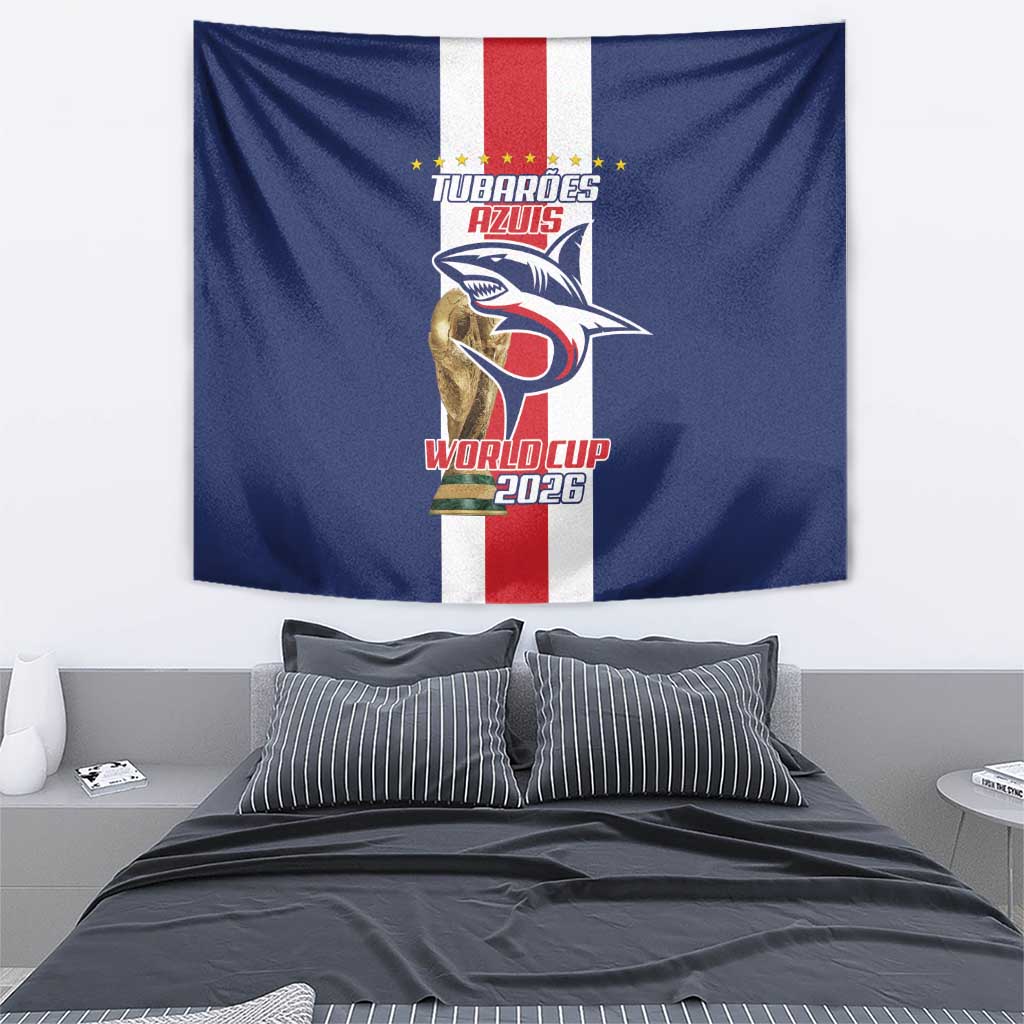 Cape Verde Football Tapestry Tubaroes Azuis World Cup 2026 - Wonder Print Shop