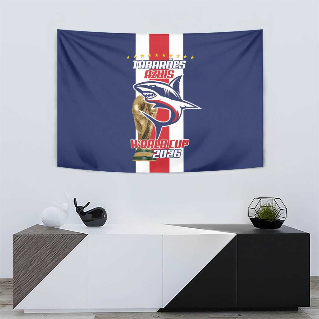 Cape Verde Football Tapestry Tubaroes Azuis World Cup 2026 - Wonder Print Shop