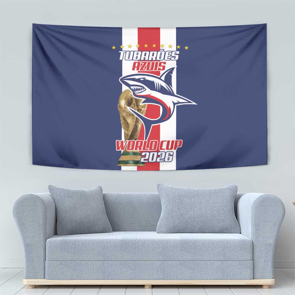 Cape Verde Football Tapestry Tubaroes Azuis World Cup 2026 - Wonder Print Shop