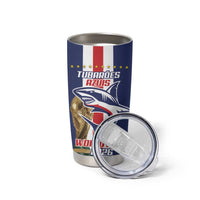 Cape Verde Football Tumbler Cup Tubaroes Azuis World Cup 2026 - Wonder Print Shop