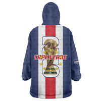 Cape Verde Football Wearable Blanket Hoodie Tubaroes Azuis World Cup 2026 - Wonder Print Shop